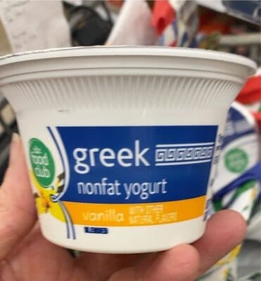 Vanilla Blended Greek Nonfat Yogurt