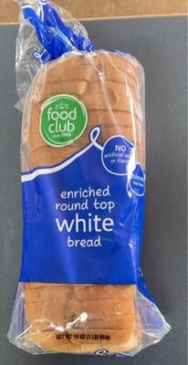 Round Top White Enriched Bread
