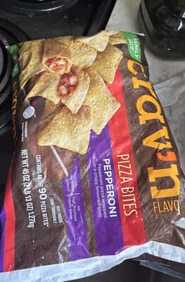 Pizza Bites, Pepperoni Pizza Wrapped in a Crispy, Browned Crust