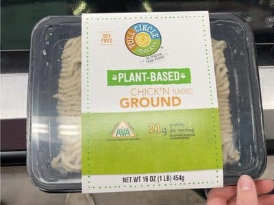 Plant-Based Chick'n Flavored Burgers