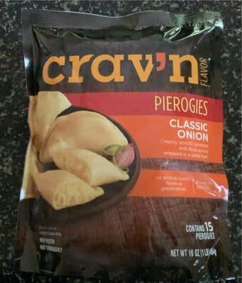 Classic Onion Creamy, Smooth Potatoes and Diced Onions Wrapped in a Pasta Shell Pierogies