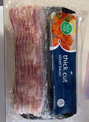 Thick Cut Sliced Bacon