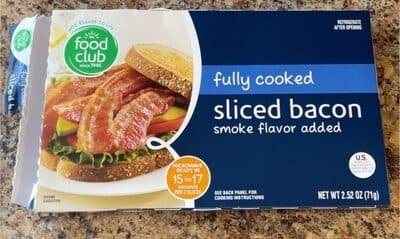 Fully Cooked Sliced Bacon