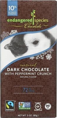 Dark Chocolate With Peppermint Crunch
