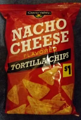 Nacho Cheese Flavored Tortilla Chips