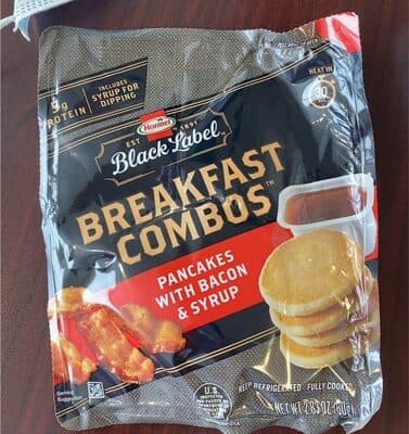 Pancakes With Bacon & Syrup Breakfast Combos