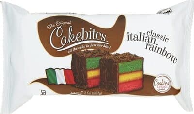 Cookies United, Cakebites, Classic Italian Rainbow