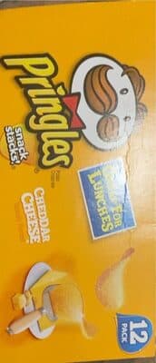 Cheddar Cheese Flavored Potato Crisps Snack Stacks!