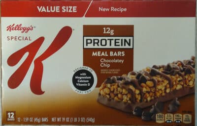 Chocolatey Chip Flavored Protein Meal Bars