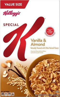 Vanilla & Almond Flavored Crunchy Wheat & Rice Flakes with Almonds