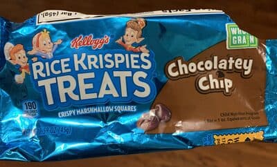 Chocolatey Chip Crispy Marshmallow Squares