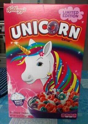 Magic Cupcake Flavored Sweetened Multi-Grain Unicorn Cereal