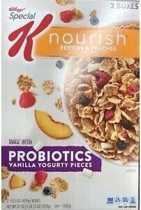 Berries & Peaches Real Fruit & Yogurty Probiotic Pieces Cereal