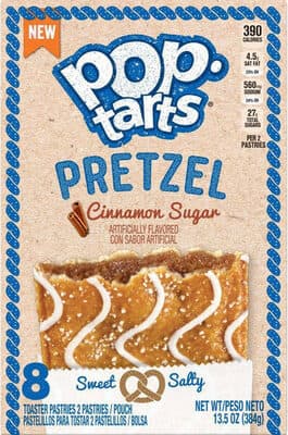 Cinnamon Sugar Flavored Pretzel Toaster Pastries