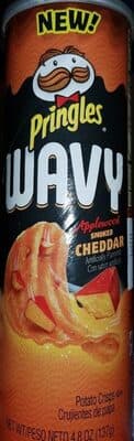 Applewood Smoked Cheddar Flavored Wavy Potato Crisps