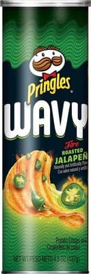 Fire Roasted Jalapeno Flavored Wavy Potato Crisps