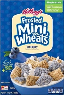 Blueberry Flavored Whole Grain Cereal