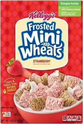 Strawberry Flavored Whole Grain Cereal