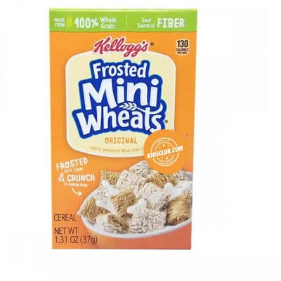 Kellogg's Mini Wheats Lightly Sweetened Whole Grain Cereal Original