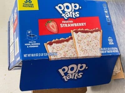 Frosted Strawberry Toaster Pastries
