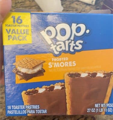 Frosted S'mores Flavored Toaster Pastries