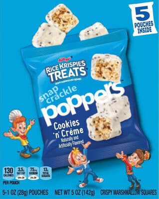 Cookies 'N' Creme Flavored Crispy Marshmallow Squares