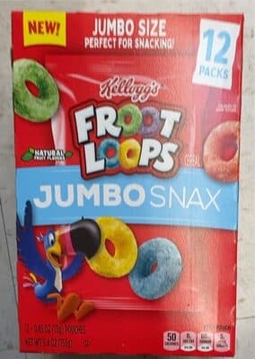 Natural Fruit Flavors Jumbo Snax Cereal
