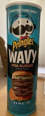 Moa Burger Flavored Wavy Potato Crisps