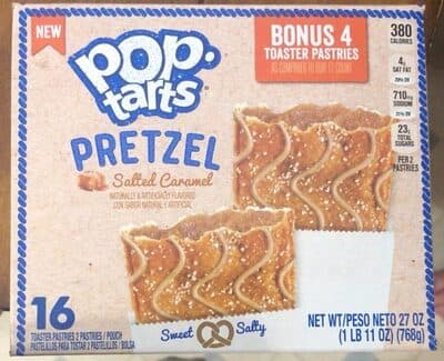 Pretzel Salted Caramel Flavored Toaster Pastries