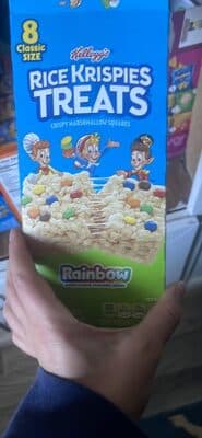 Rice Krispies Treats Rainbow Crispy Marshmallow Squares