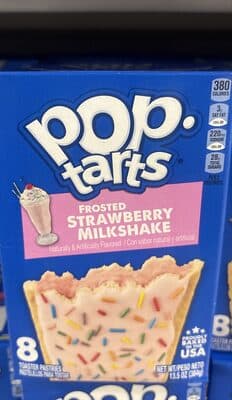 Frosted Strawberry Milkshake Poptart