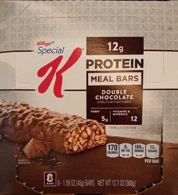 Double Chocolate Flavored Protein Meal Bars