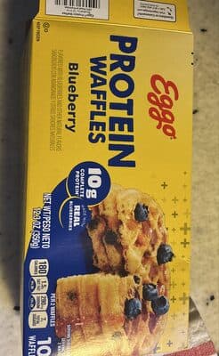 Protein Waffles Blueberry