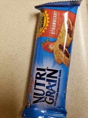 Strawberry Flavored Soft Baked Breakfast Bars