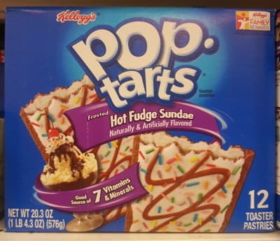 Frosted Hot Fudge Sundae Toaster Pastries