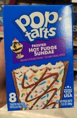 Frosted Hot Fudge Sundae Flavored Toaster Pastries