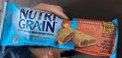 Strawberry Flavored Soft Baked Breakfast Bars