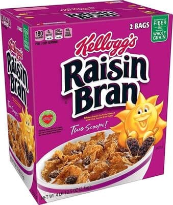 Delicious Raisins Perfectly Balanced With Crisp, Toasted Bran Flakes