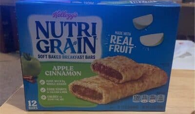 Strawberry Flavored Soft Baked Breakfast Bars