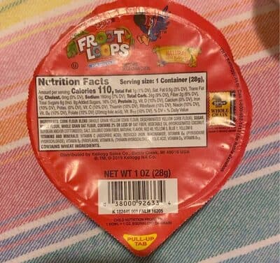 Kellogg's Froot Loops Cereal Reduced Sugar