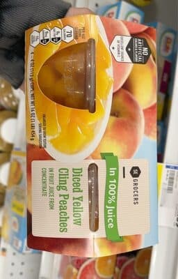 Diced Yellow Cling Peaches