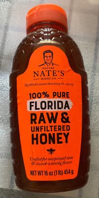 100% PURE RAW & UNFILTERED FLORIDA HONEY