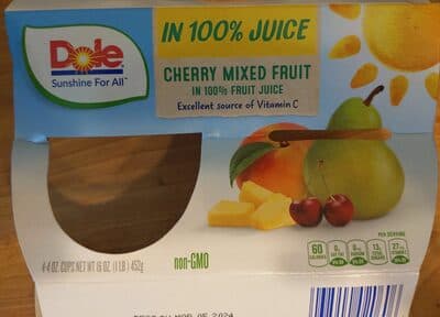 Cherry Mixed Fruit in 100% Fruit Juice
