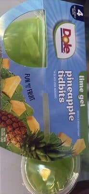 Pineapple in Lime Flavored Gel