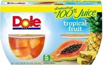 Tropical Fruit in 100% Fruit Juice