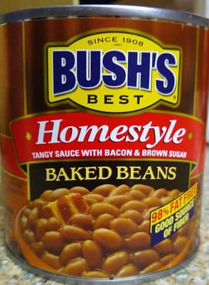 Homestyle Tangy Sauce with Bacon & Brown Sugar Baked Beans