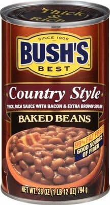 Country Style Thick, Rich Sauce with Bacon & Extra Brown Sugar Baked Beans
