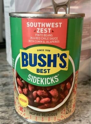 Bush's Best® Sidekicks™ Southwest Zest Pinto Beans