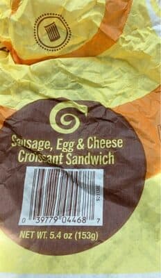Ham, Egg & Cheese Croissant Sandwich