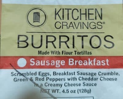 Sausage Breakfast Burrito